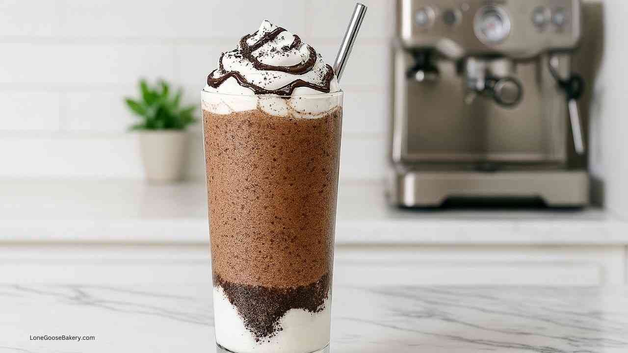 Java Crunch Bliss: Mocha Cookie Crumble Frappuccino - Cookies